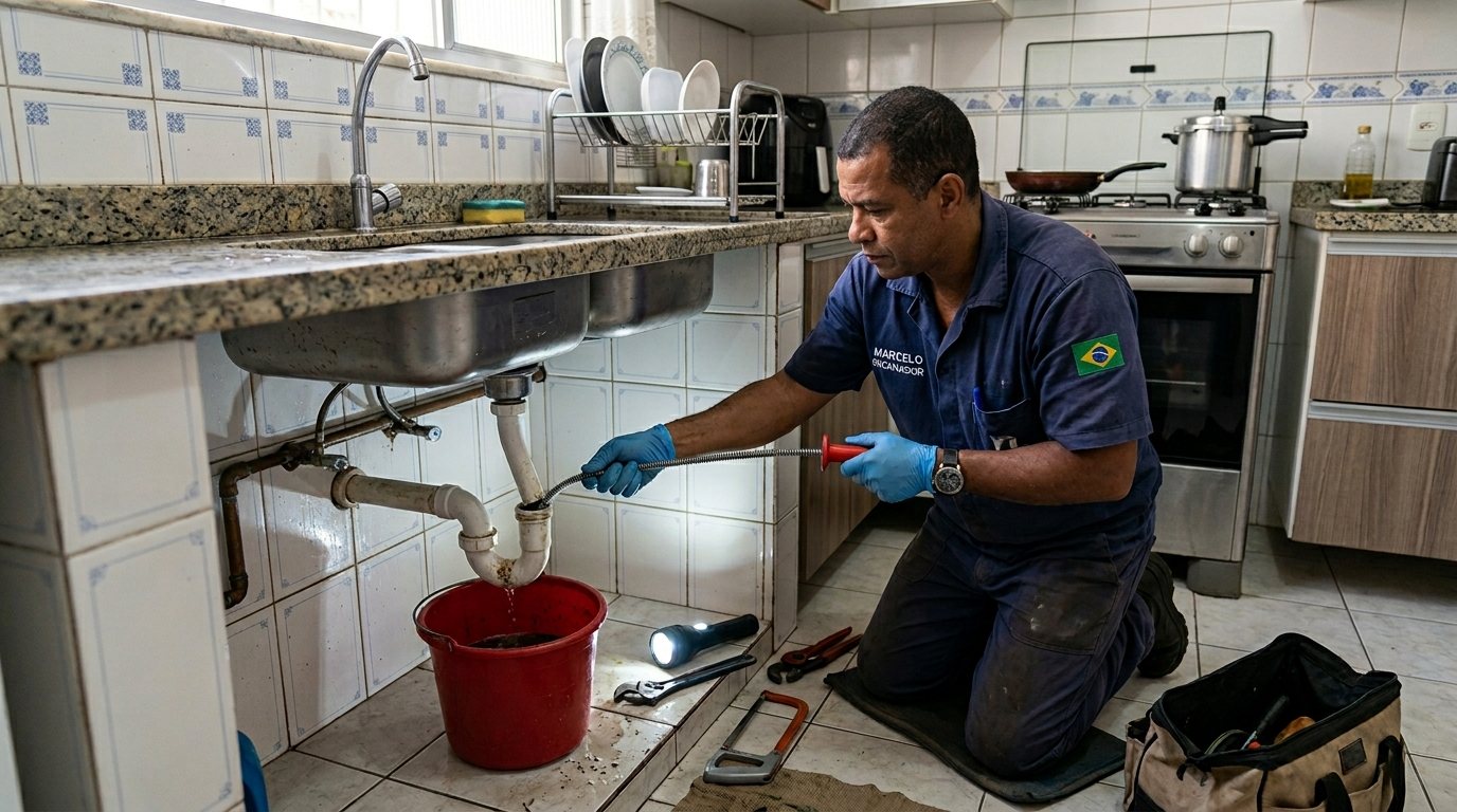 Ligação da Pia da Cozinha em Florianópolis‑SC